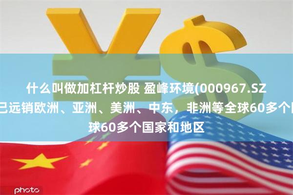 什么叫做加杠杆炒股 盈峰环境(000967.SZ)：现产品已远销欧洲、亚洲、美洲、中东，非洲等全球60多个国家和地区