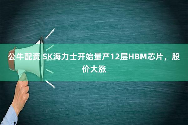 公牛配资 SK海力士开始量产12层HBM芯片，股价大涨