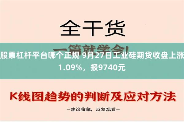 股票杠杆平台哪个正规 9月27日工业硅期货收盘上涨1.09%，报9740元