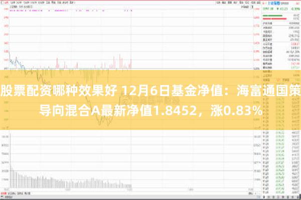 股票配资哪种效果好 12月6日基金净值：海富通国策导向混合A最新净值1.8452，涨0.83%