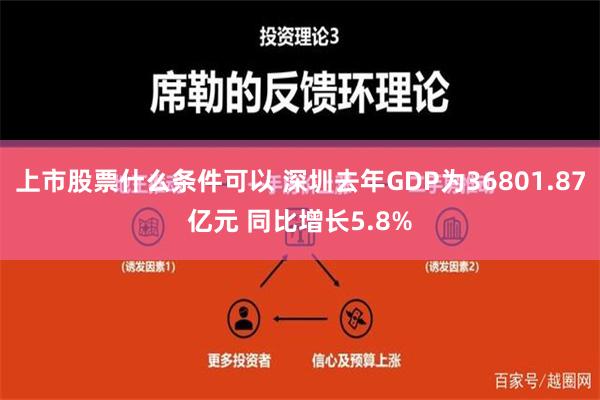 上市股票什么条件可以 深圳去年GDP为36801.87亿元 同比增长5.8%